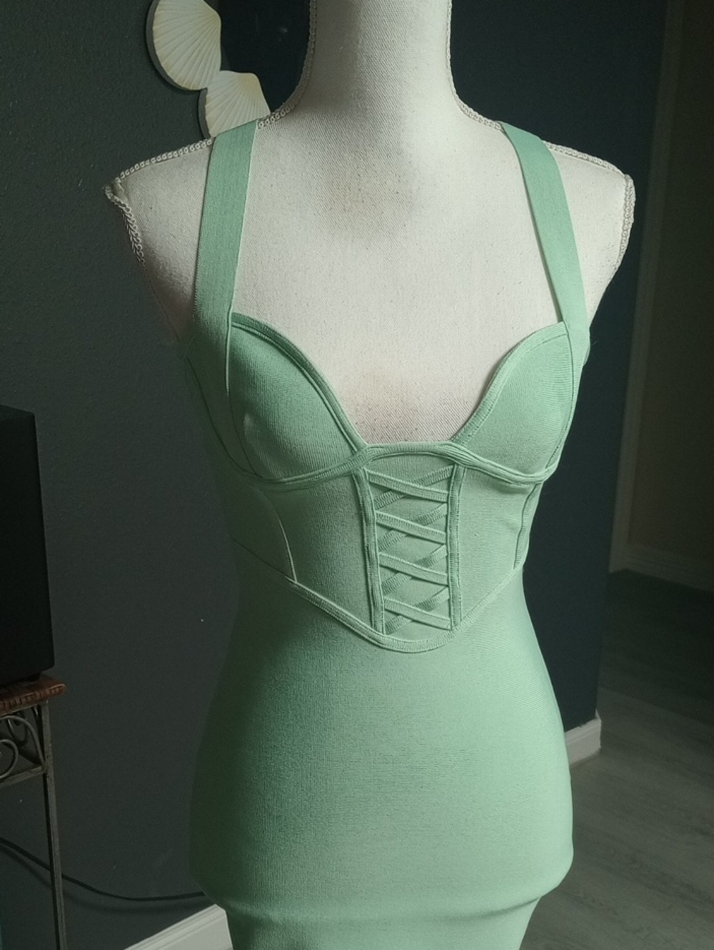 Sexy Mint Green Bandage Dress
